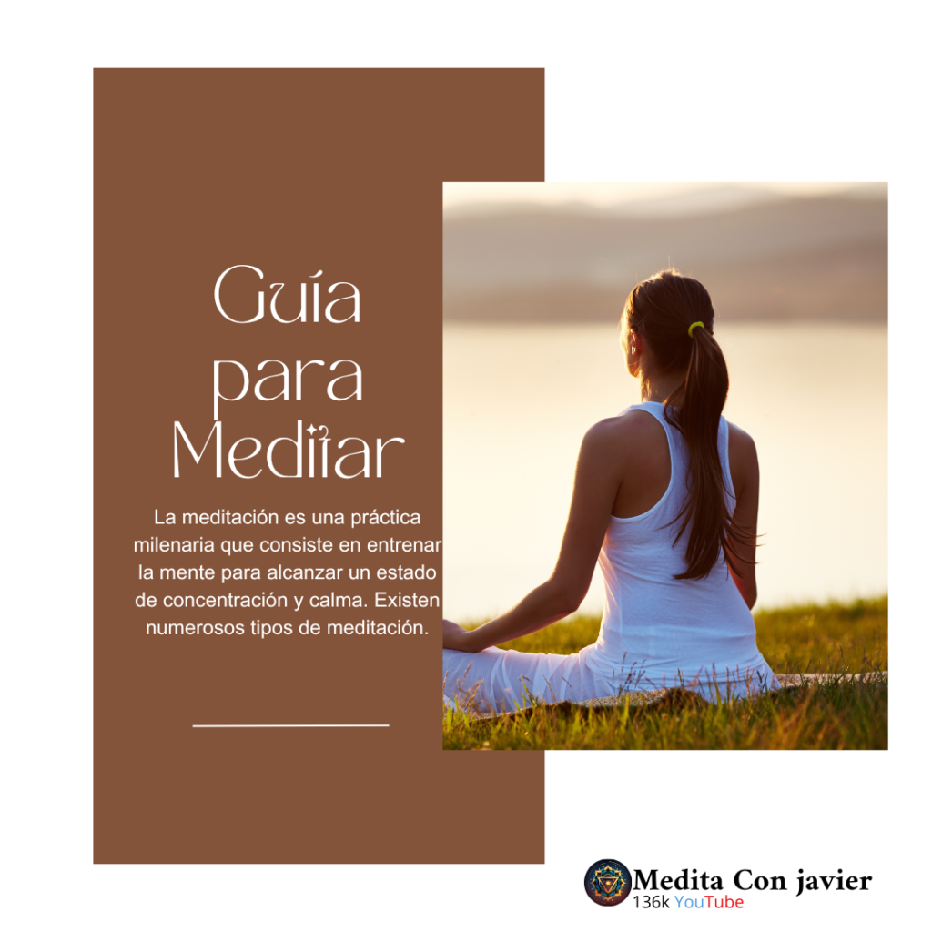 Post para Instagram Guia para Meditar Simple Beige
