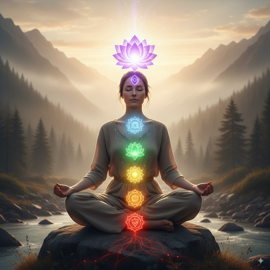 Revista 6 Mapa visual de los chakras